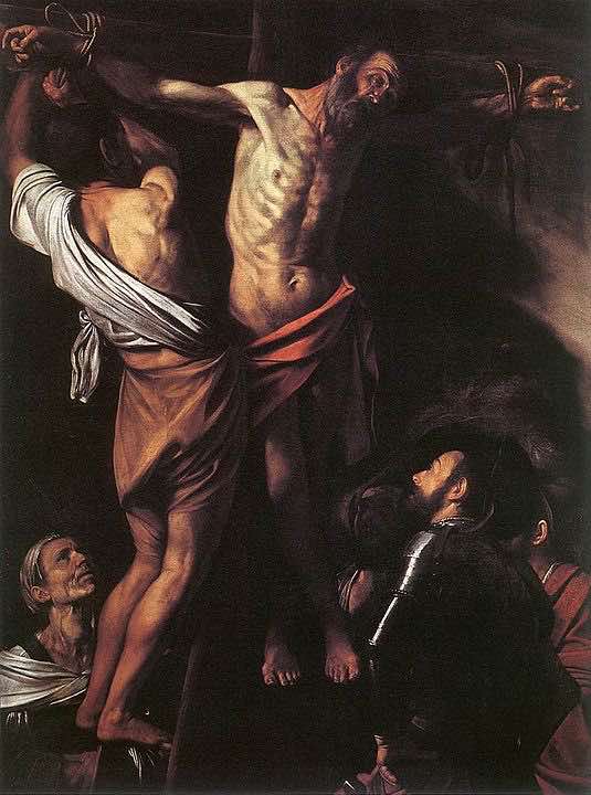 Martirio di Sant'Andrea Caravaggio Capodimonte